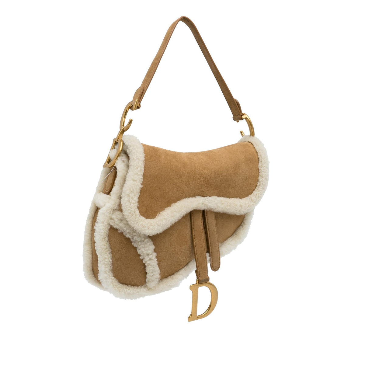 Dior Shearling Saddle Bag (SHG-BhW2DC) Rovelle Bags