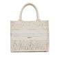 Dior Small D-Lace Embroidery Book Tote Rovelle Bags