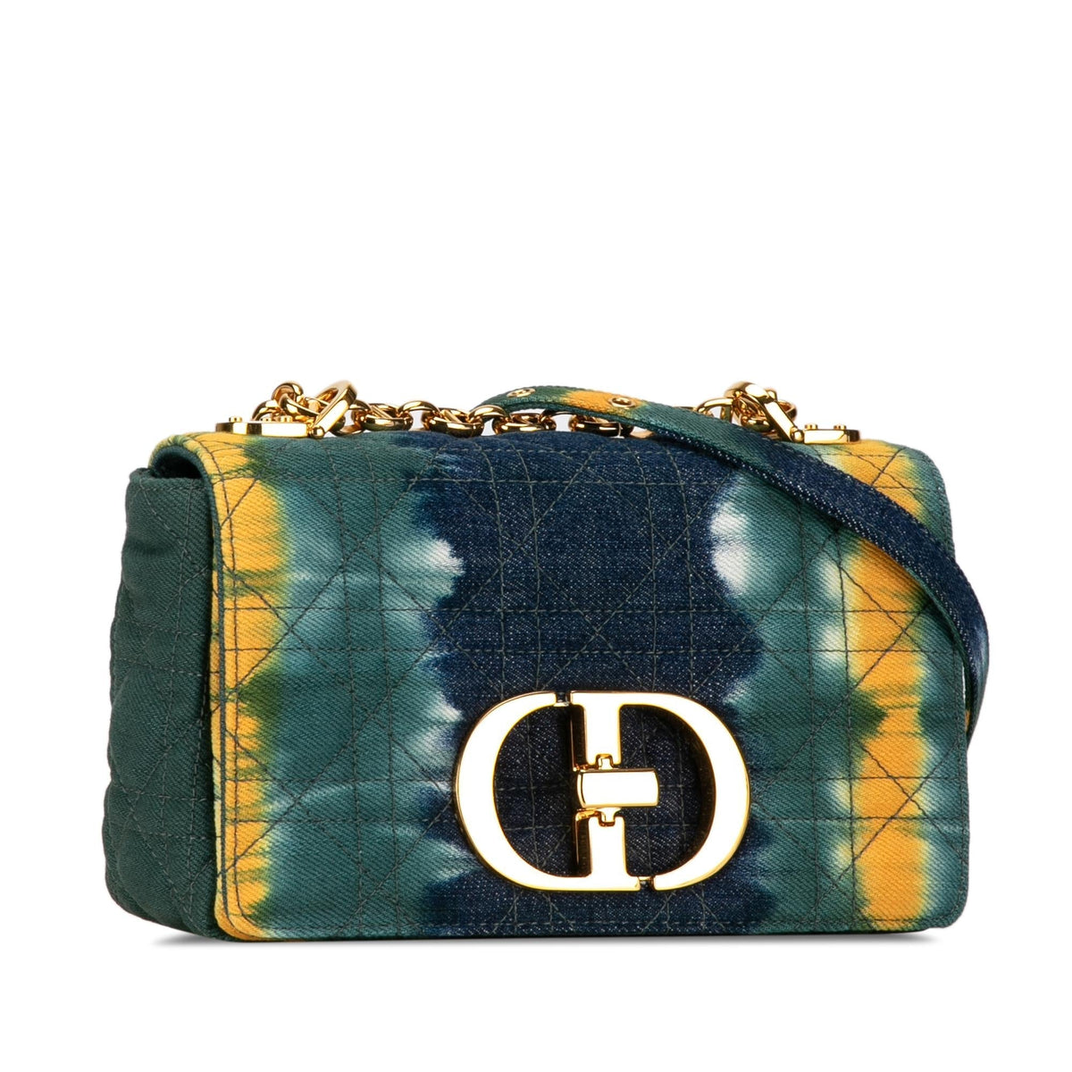 Dior Small Denim Tie-Dye Cannage Caro (SHG-v0eHw5) Rovelle Bags