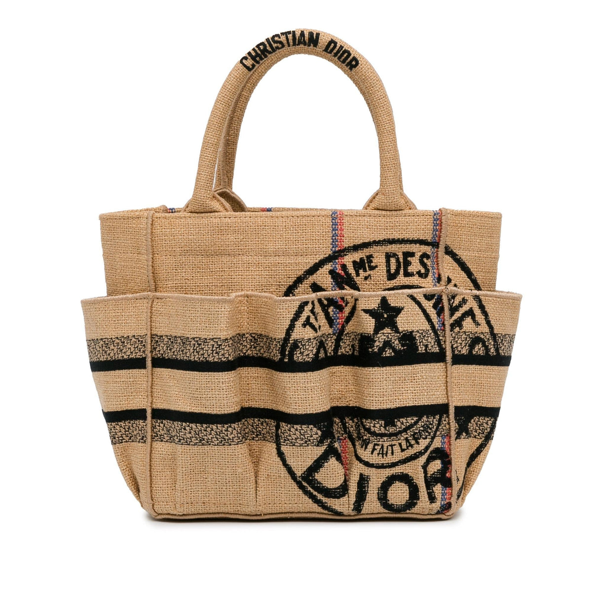 Dior Small Jute Catherine Tote (SHG-VKlbyu) Rovelle Bags