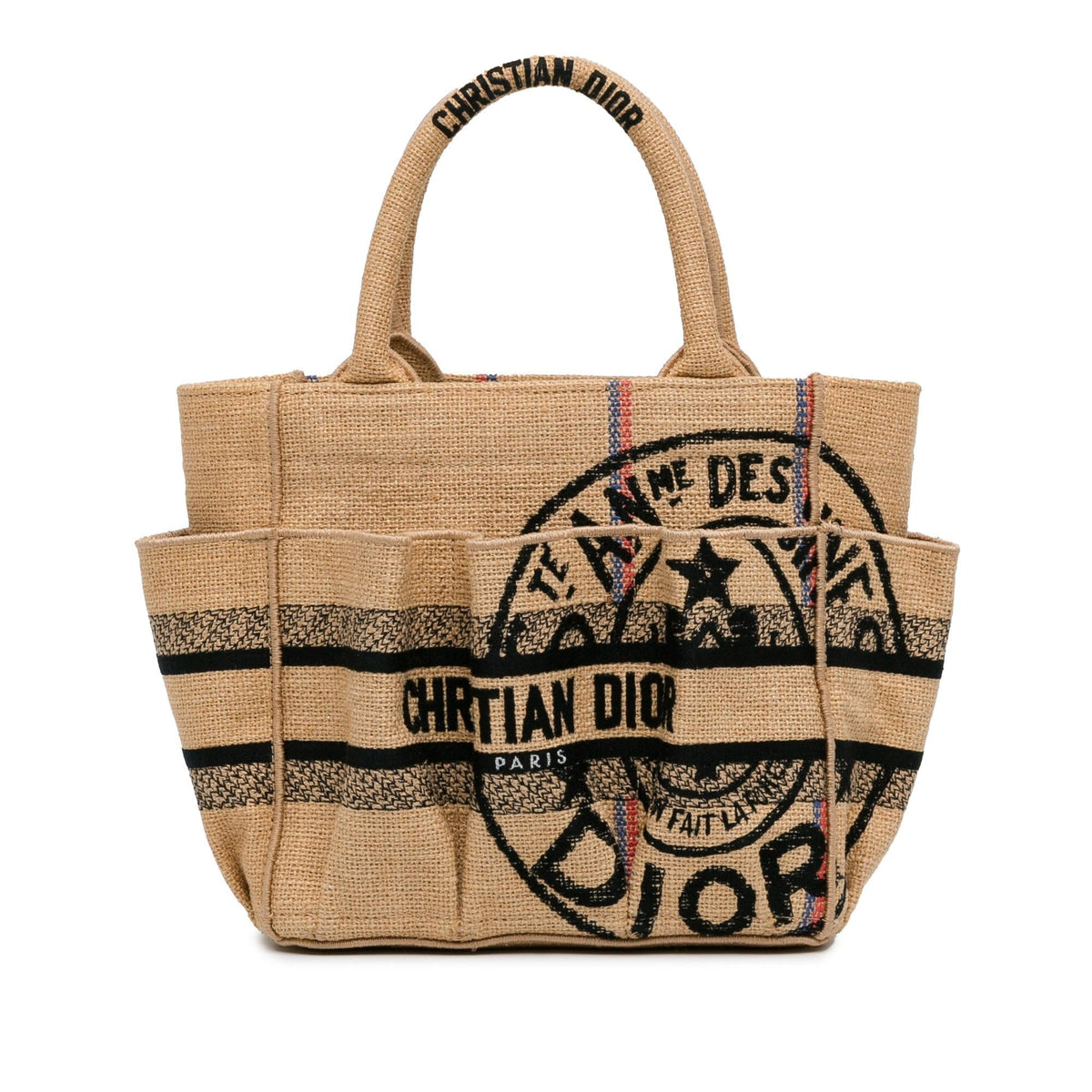 Dior Small Jute Catherine Tote (SHG-VKlbyu) Rovelle Bags