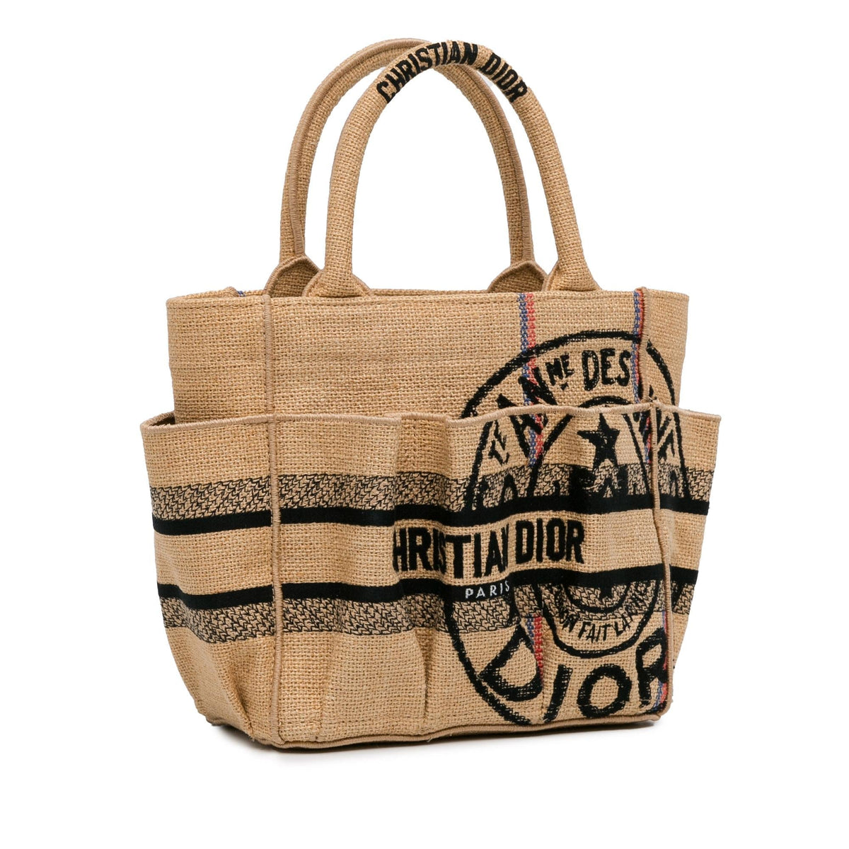 Dior Small Jute Catherine Tote (SHG-VKlbyu) Rovelle Bags