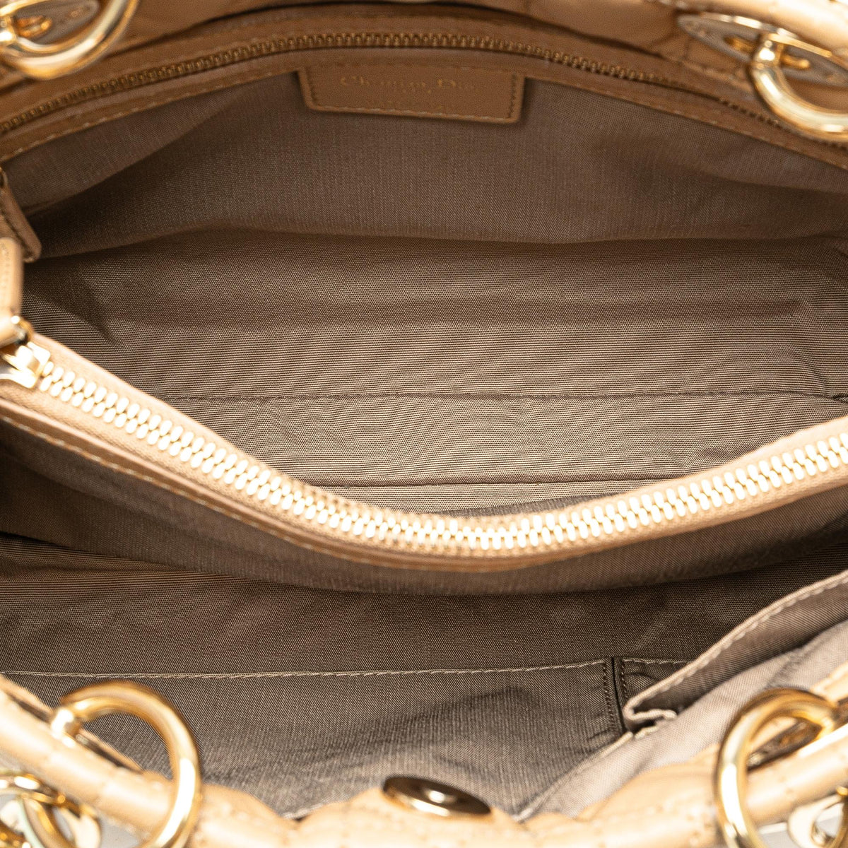 Dior Small Lambskin Cannage Dior Soft Shopping Tote (SHG-gPZGoA) Rovelle Bags