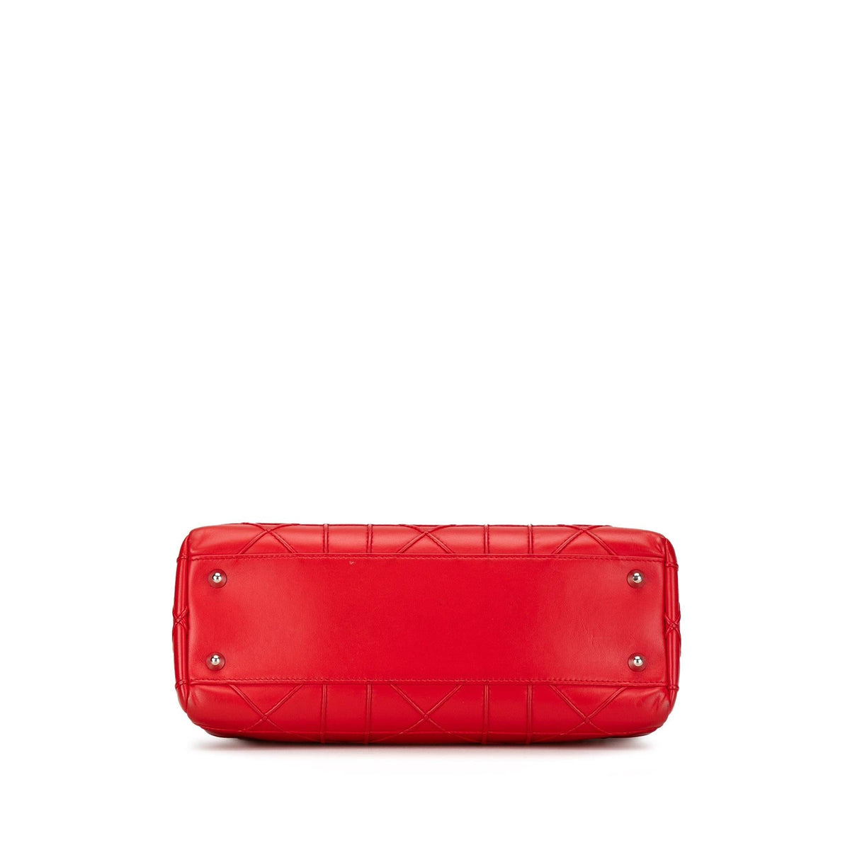 Dior Small Lambskin Cannage Soft Zip Shopping Tote (SHG-nnBORZ) Rovelle Bags