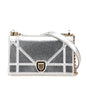 Dior Small Metallic Grained Calfskin Diorama Flap Rovelle Bags