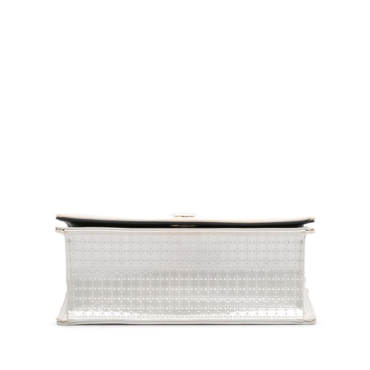 Dior Small Metallic Patent Microcannage Diorama Flap Rovelle Bags