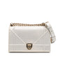 Dior Small Metallic Patent Microcannage Diorama Flap Rovelle Bags