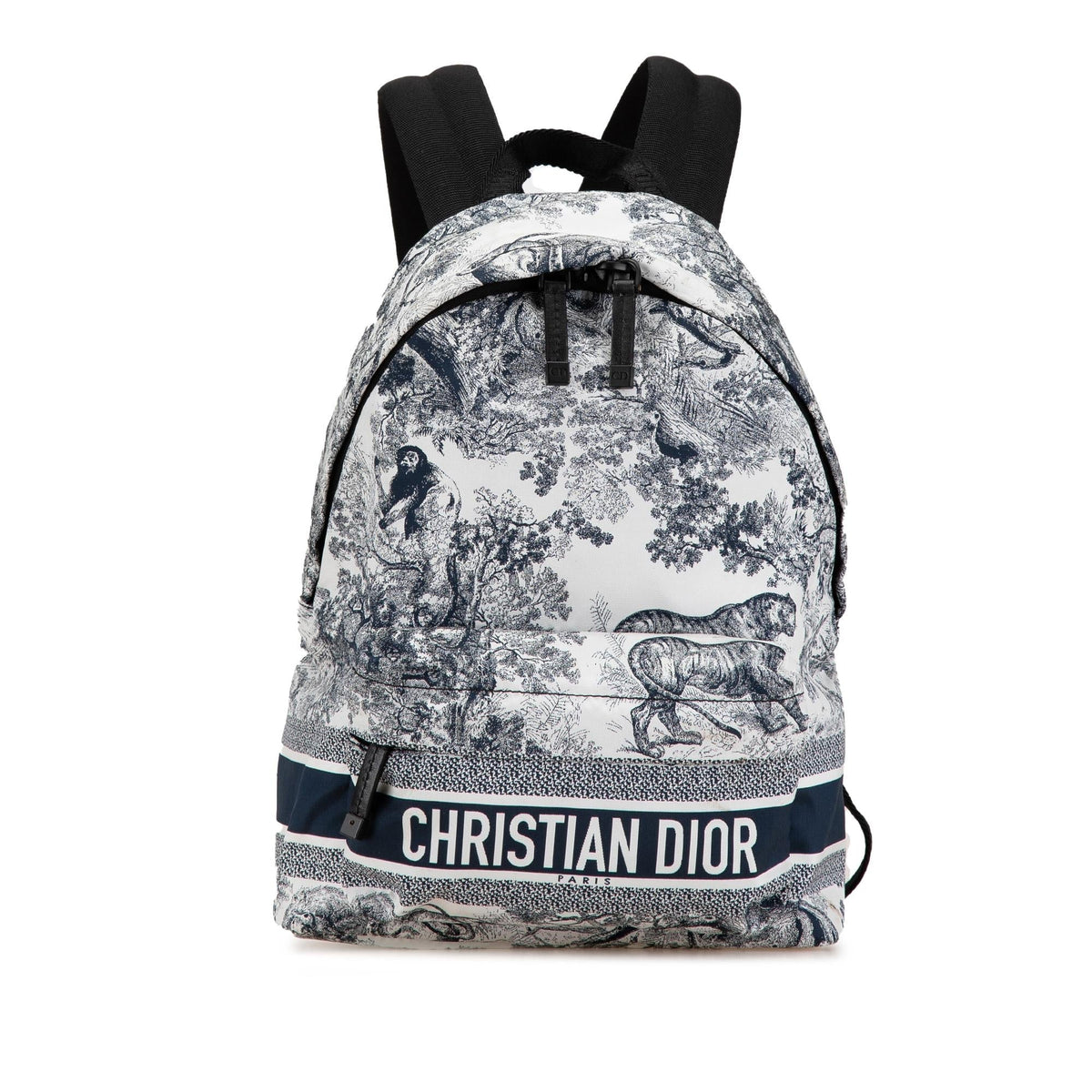 Dior Small Nylon Technical Fabric Toile De Jouy Diortravel Backpack (SHG-L7BDVg) Rovelle Bags