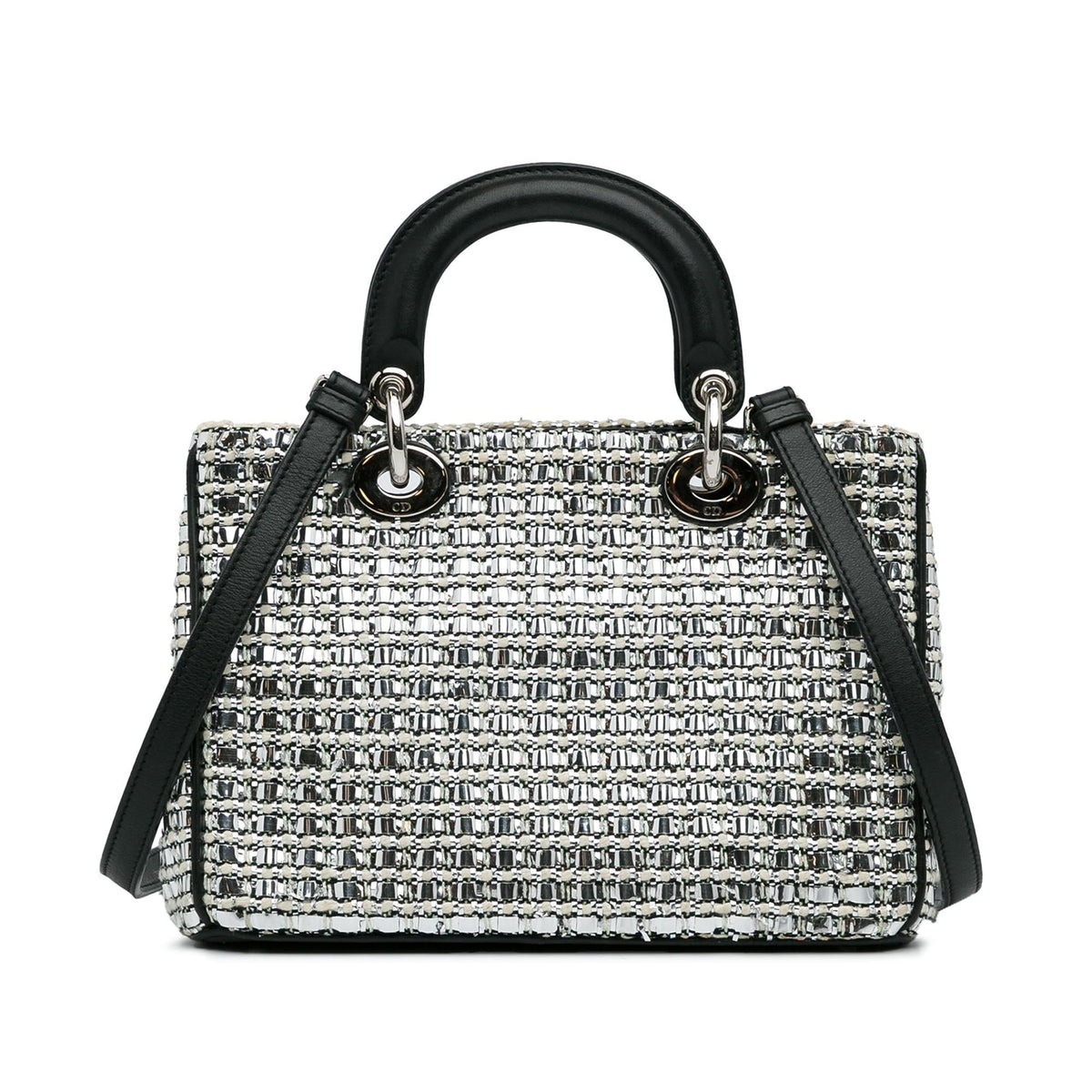 Dior Small Tweed Patch Diorissimo Tote (SHG-HovcIt) Rovelle Bags