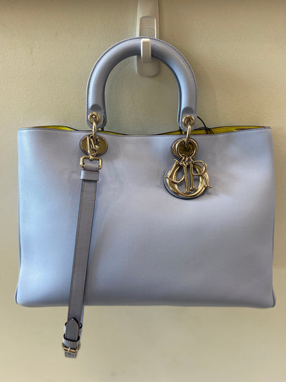 CHRISTIAN DIOR BICOLOR SOFT CALFSKIN DIORSSIMO TOTE BAG Rovelle Bags
