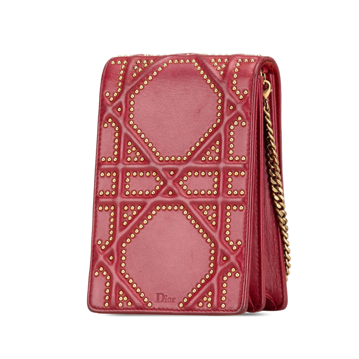 Dior Studded Lambskin Vertical Diorama Bag Rovelle Bags