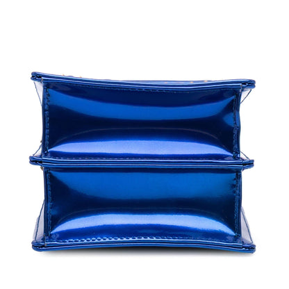 Dior Studded Patent Diorama Vertical Clutch Rovelle Bags