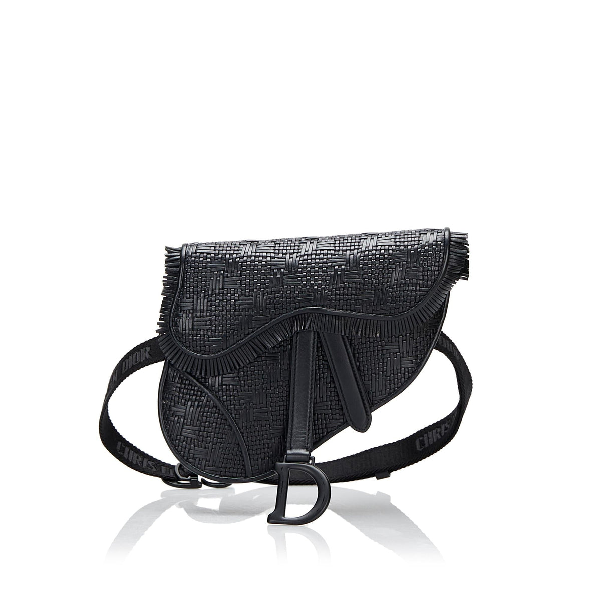 Dior Ultra Matte Woven Saddle Rovelle Bags