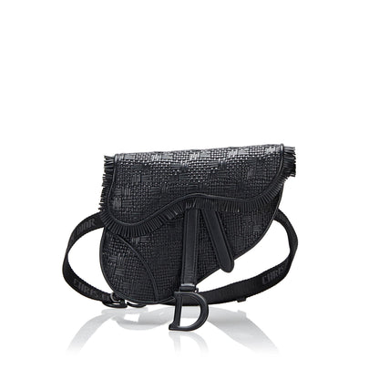 Dior Ultra Matte Woven Saddle Rovelle Bags
