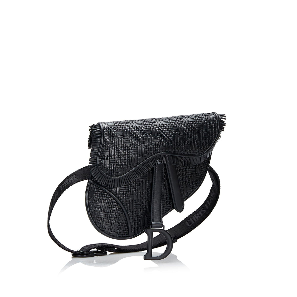 Dior Ultra Matte Woven Saddle Rovelle Bags
