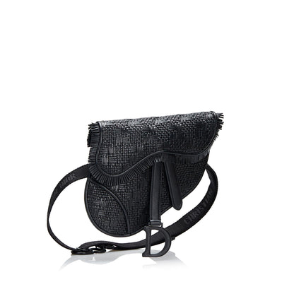 Dior Ultra Matte Woven Saddle Rovelle Bags