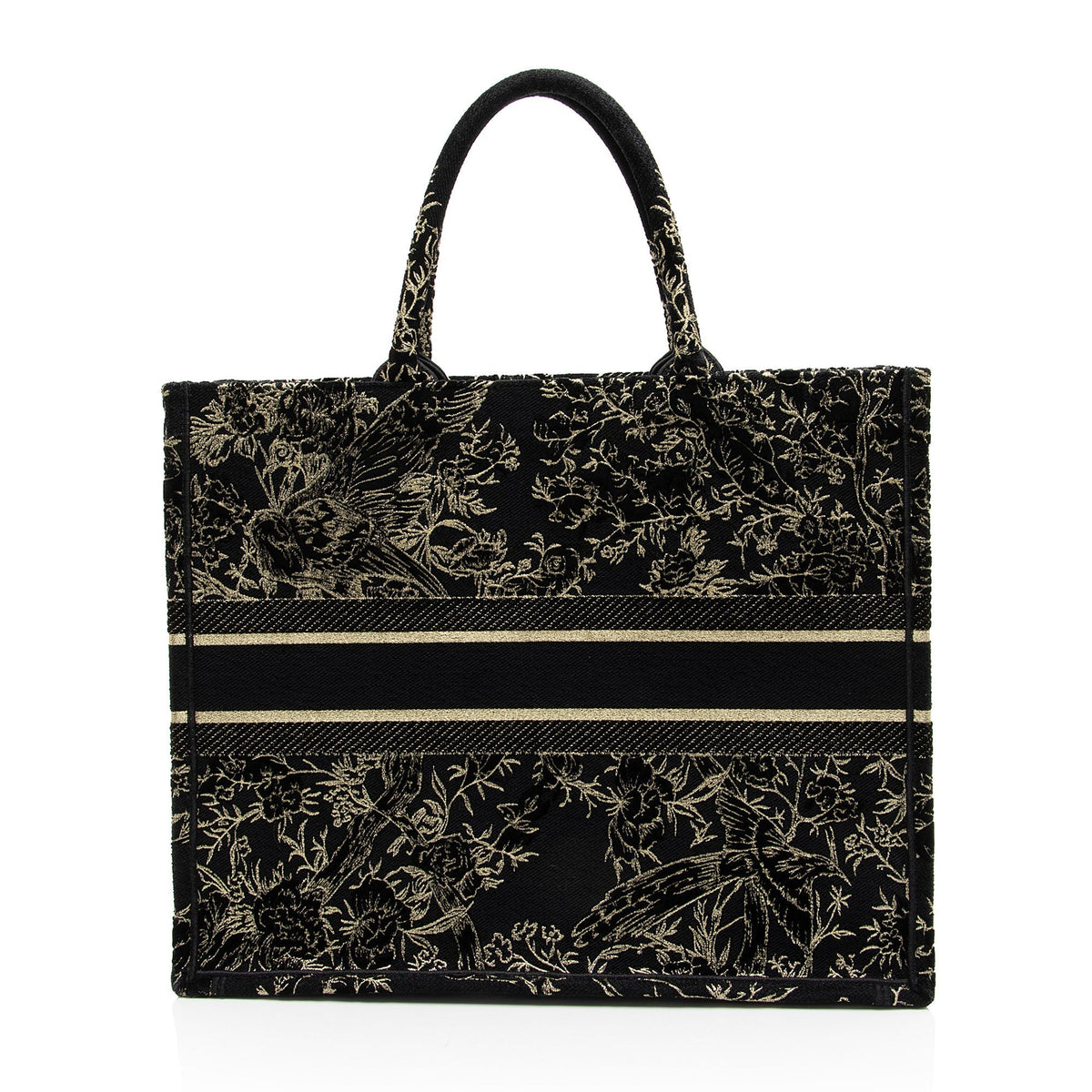 Dior Velvet Jardin d'Hiver Large Book Tote (SHF-6hqWXM) Rovelle Bags