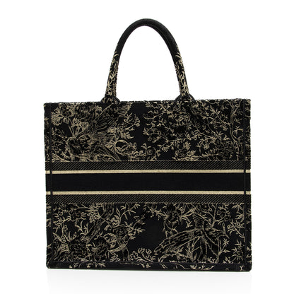 Dior Velvet Jardin d'Hiver Large Book Tote (SHF-6hqWXM) Rovelle Bags