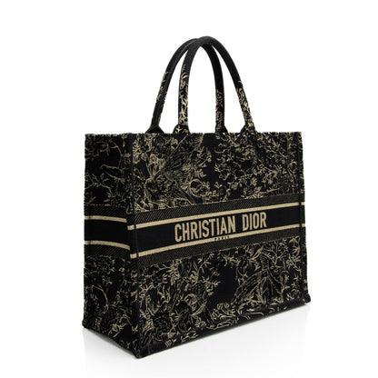 Dior Velvet Jardin d'Hiver Large Book Tote (SHF-6hqWXM) Rovelle Bags