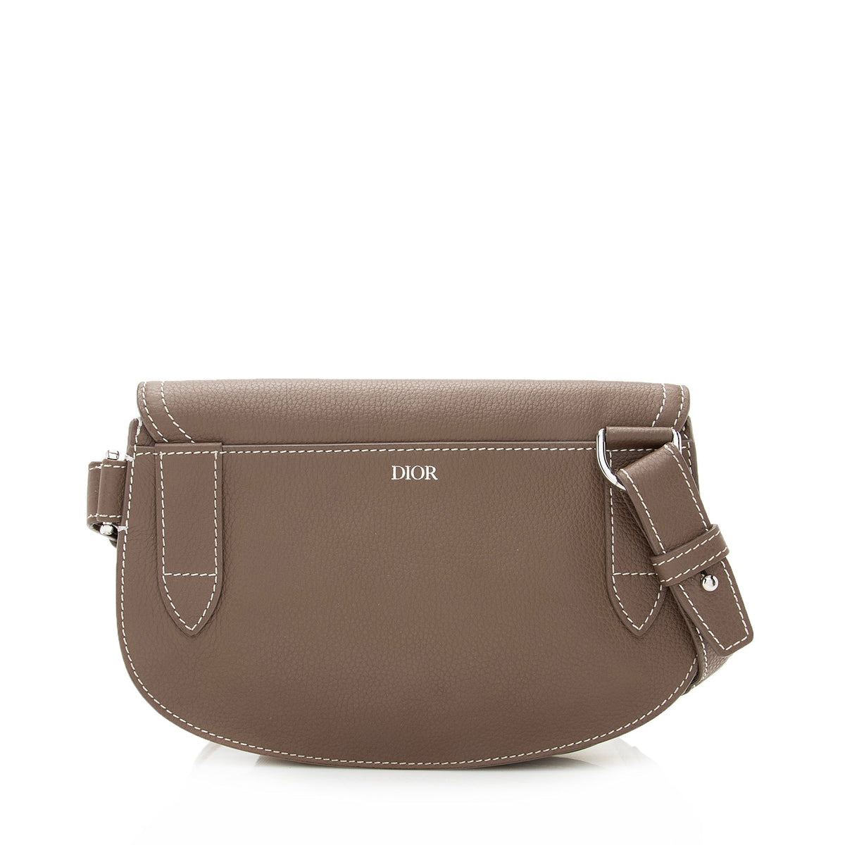 Dior X KAWS Grained Calfskin Saddle Pouch Messenger Bag (SHF-22431) Rovelle Bags