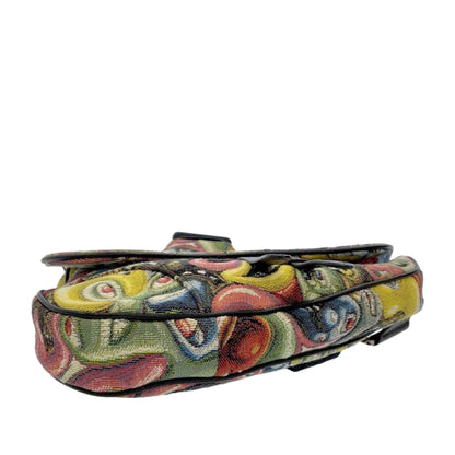 Dior x Kenny Scharf Saddle Crossbody (SHG-Ey7Ge2) Rovelle Bags