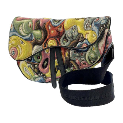 Dior x Kenny Scharf Saddle Crossbody (SHG-Ey7Ge2) Rovelle Bags