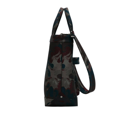 Dior x Peter Doig Camouflage Satchel (SHG-XHhBJU) Rovelle Bags