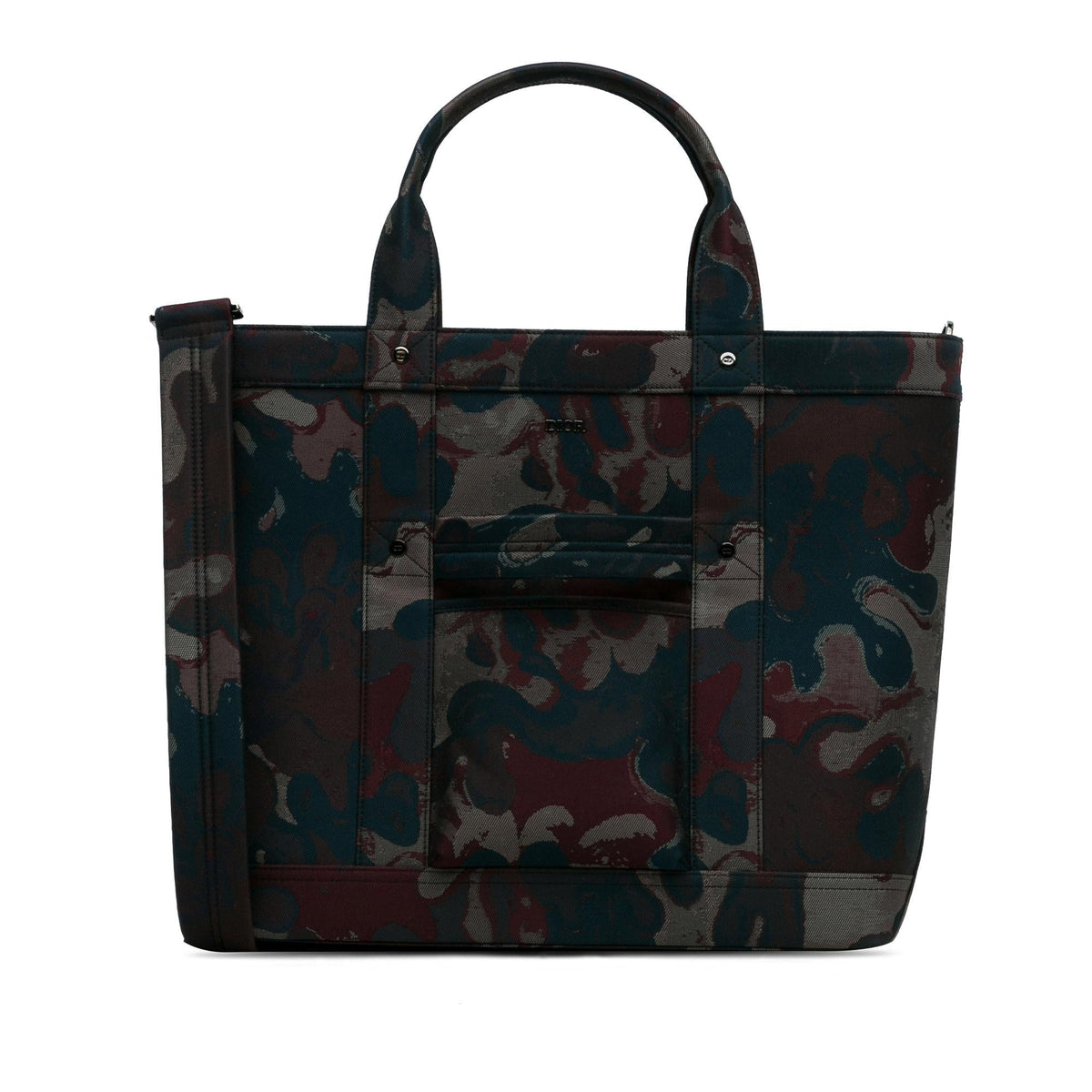 Dior x Peter Doig Camouflage Satchel (SHG-XHhBJU) Rovelle Bags