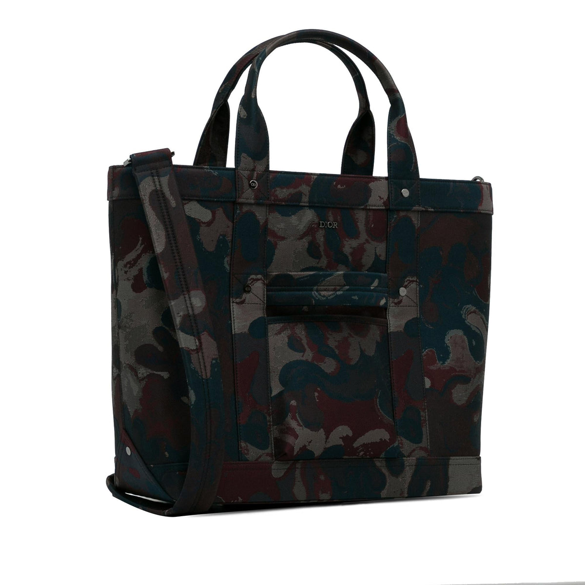 Dior x Peter Doig Camouflage Satchel (SHG-XHhBJU) Rovelle Bags