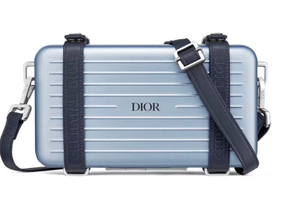 DIOR X RIMOWA ALUMINUM PERSONAL CLUTCH ON STRAP Rovelle Bags