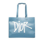 Dior x Stussy Large Logo Applique Tote (SHG-yoxNr1) Rovelle Bags