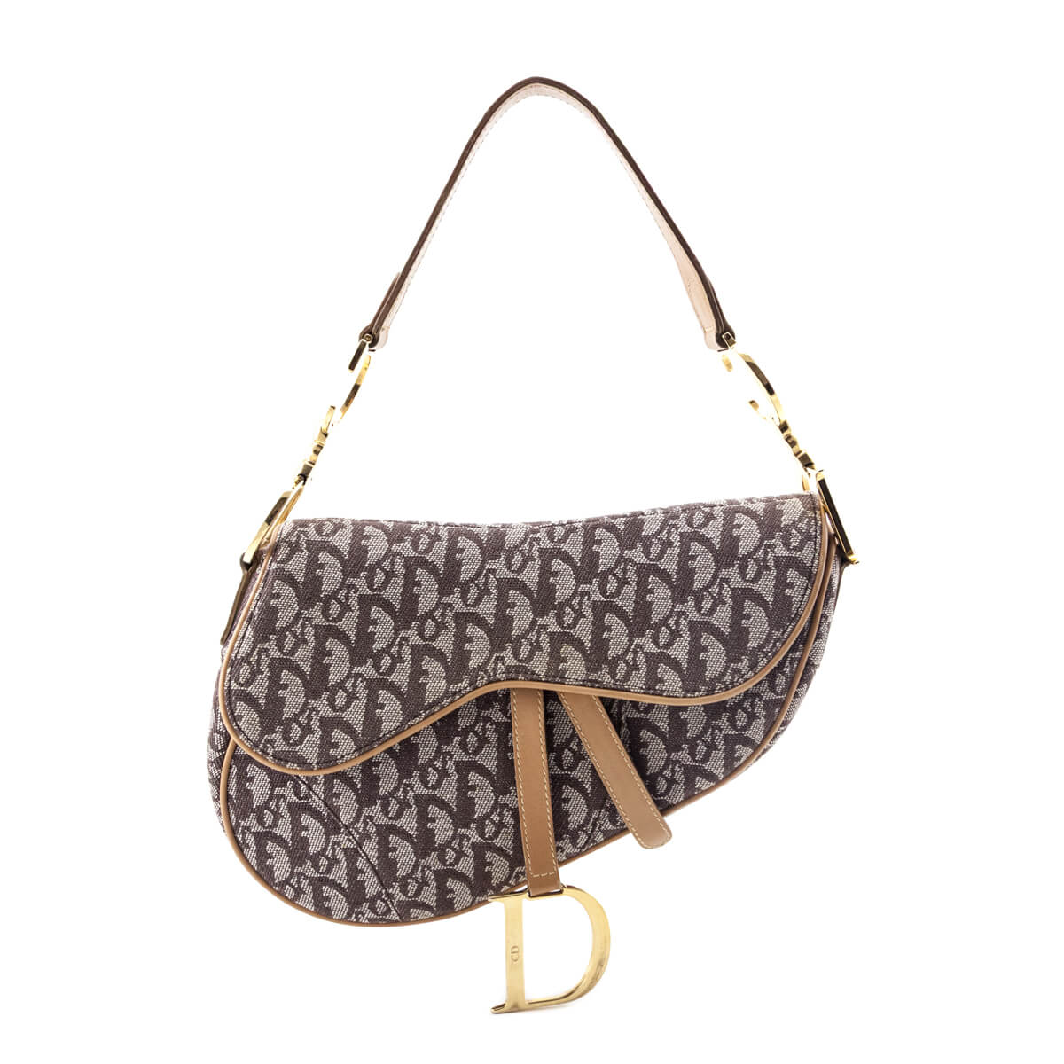 Dior Brown Monogram Saddle Bag Rovelle Bags