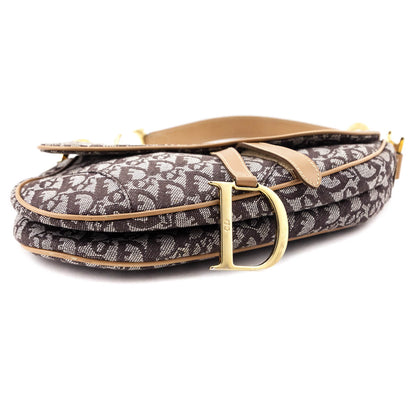 Dior Brown Monogram Saddle Bag Rovelle Bags