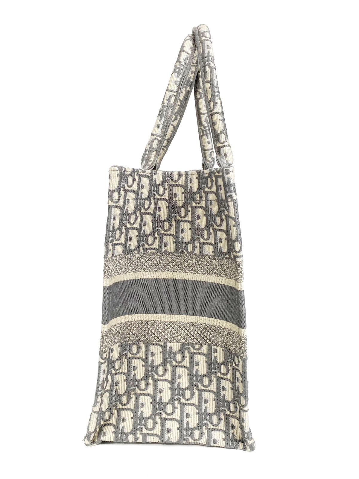 Dior Grey Oblique Small Book Tote Rovelle Bags