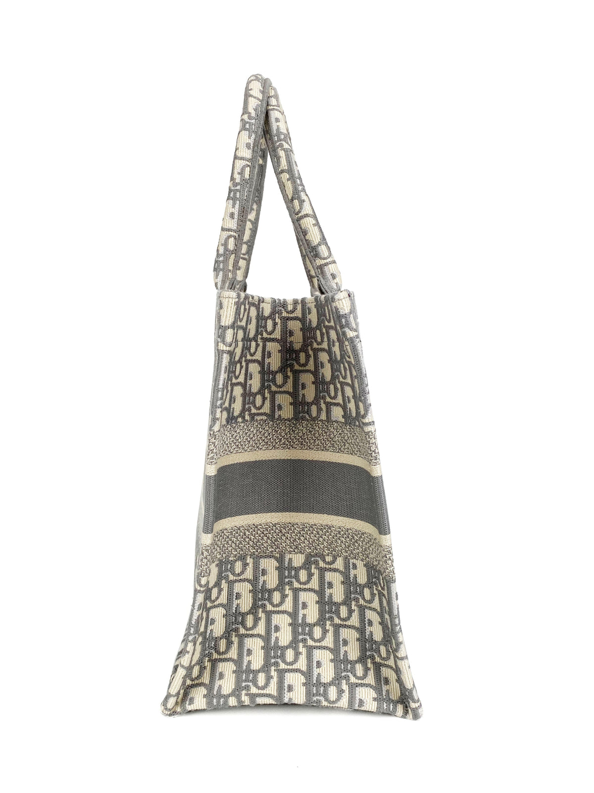 Dior Grey Oblique Small Book Tote Rovelle Bags
