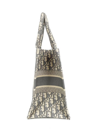 Dior Grey Oblique Small Book Tote Rovelle Bags