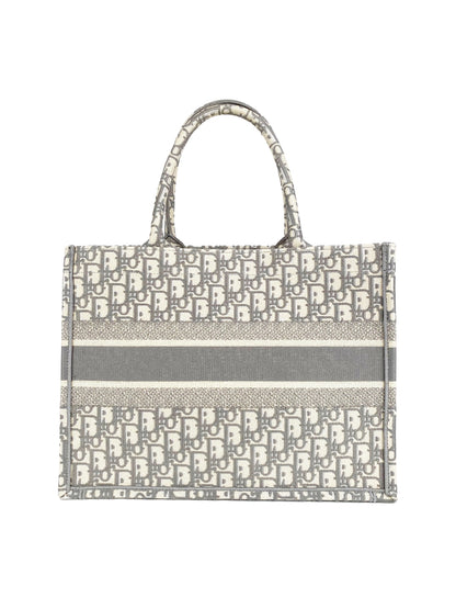 Dior Grey Oblique Small Book Tote Rovelle Bags