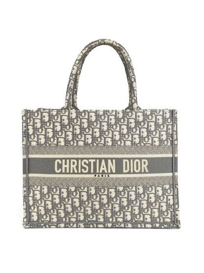 Dior Grey Oblique Small Book Tote Rovelle Bags