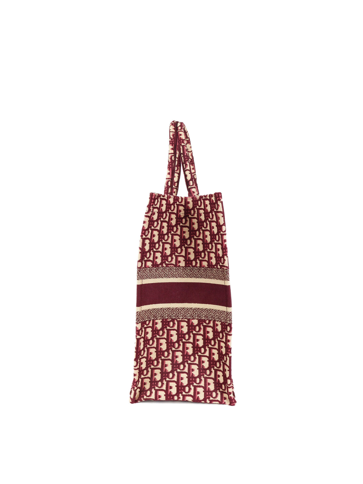 Dior Large Burgundy Oblique Book Tote Rovelle Bags