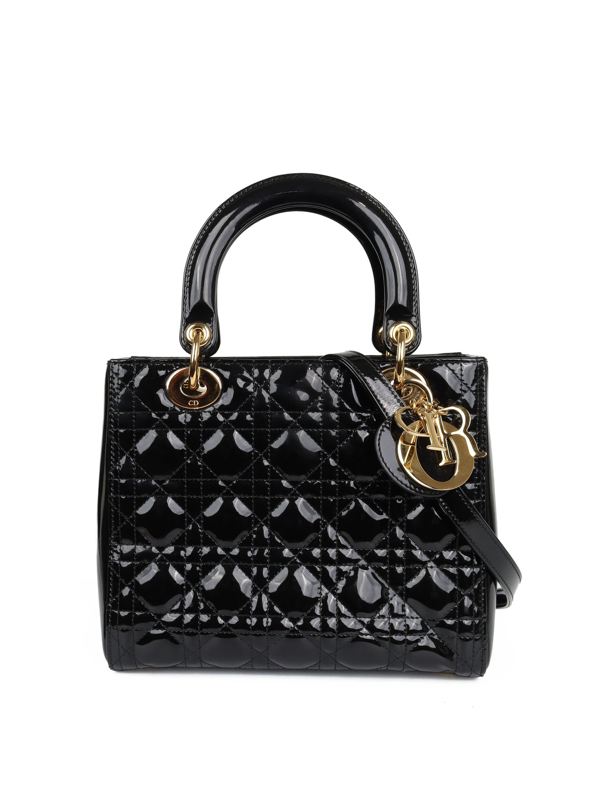 Dior Medium Black Lady Dior Bag Rovelle Bags