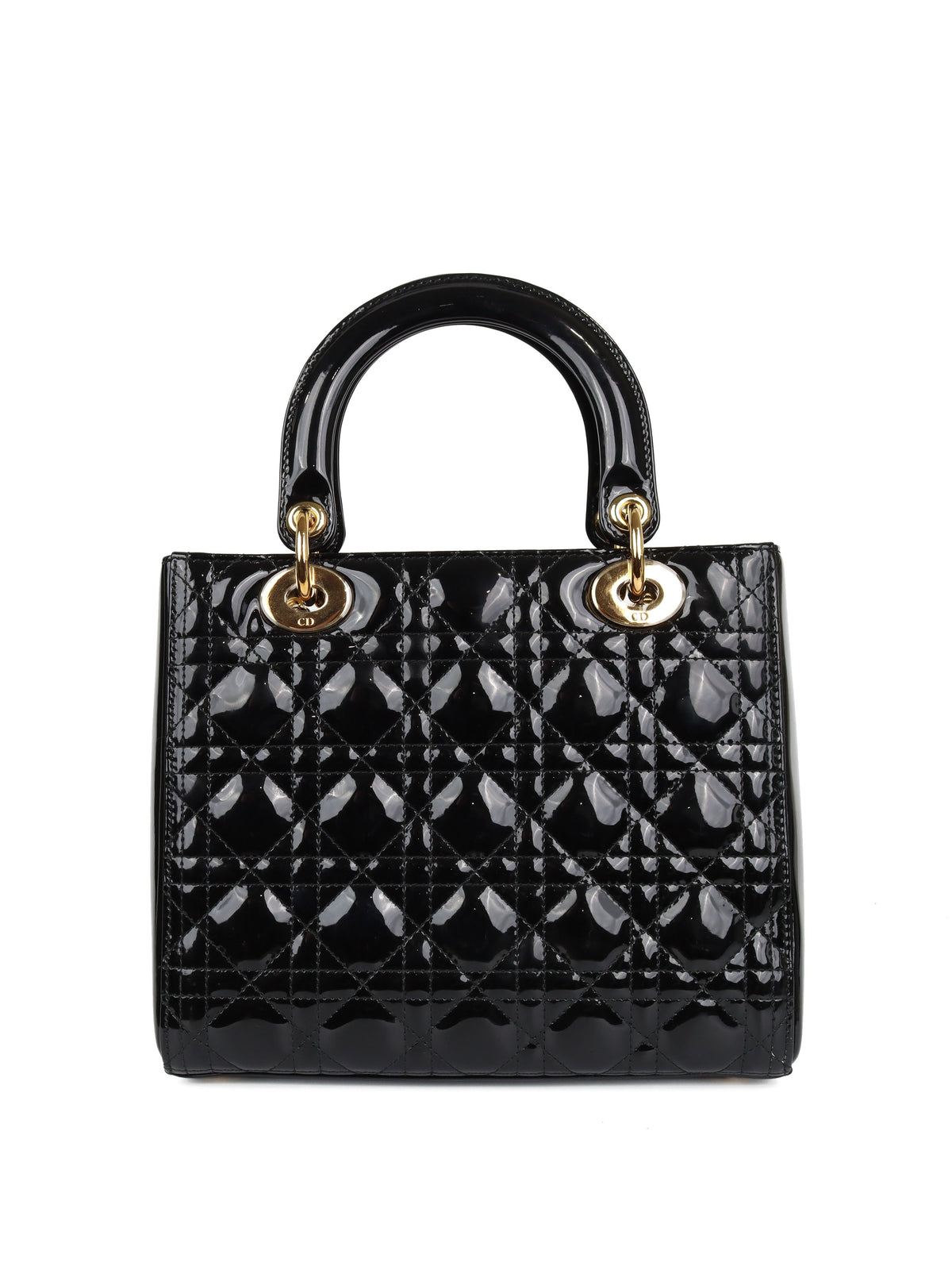 Dior Medium Black Lady Dior Bag Rovelle Bags