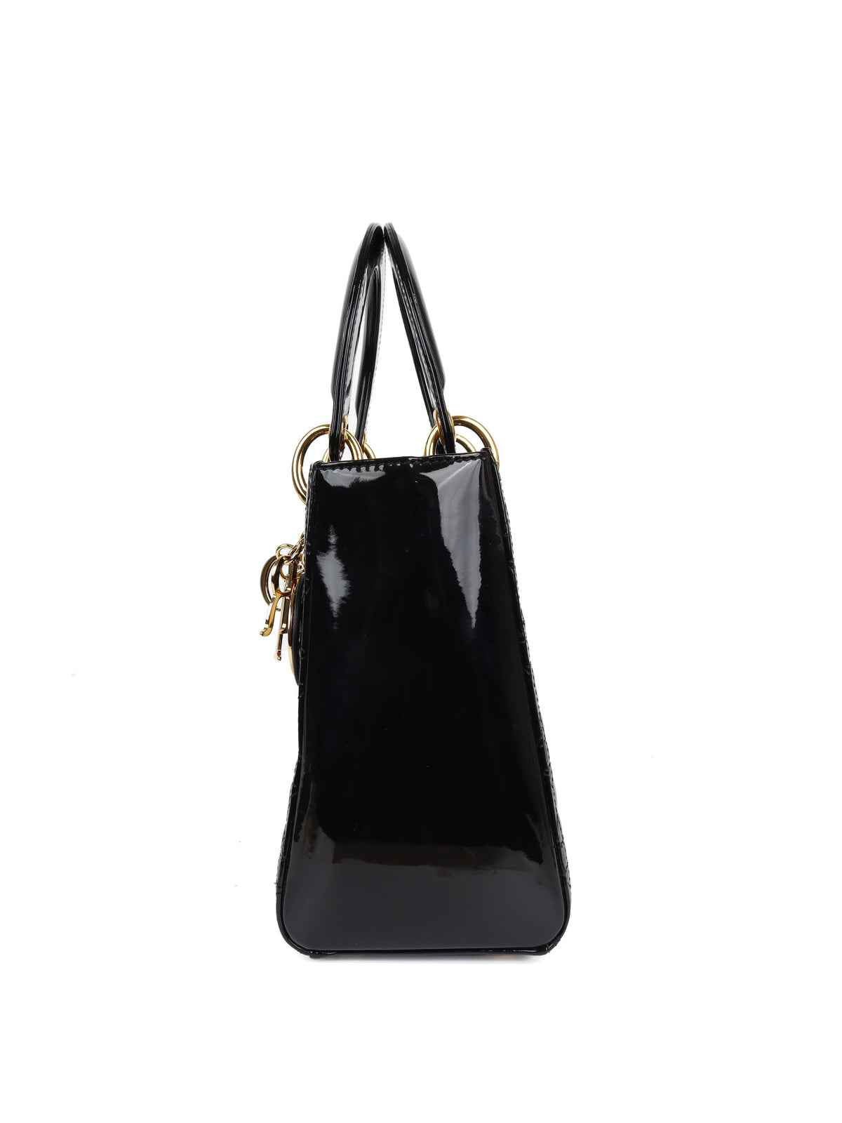 Dior Medium Black Lady Dior Bag Rovelle Bags
