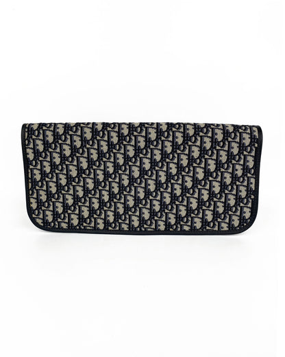 Dior Oblique Monogram Foldover Clutch Rovelle Bags