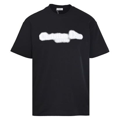 Dior Black and White Brushstroke T-Shirt