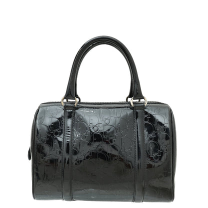 Christian Dior Black Monogram Boston Bag Rovelle Bags