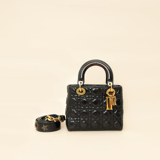 Christian Dior Black Lady Dior Small My Abcdior Bag Rovelle Bags