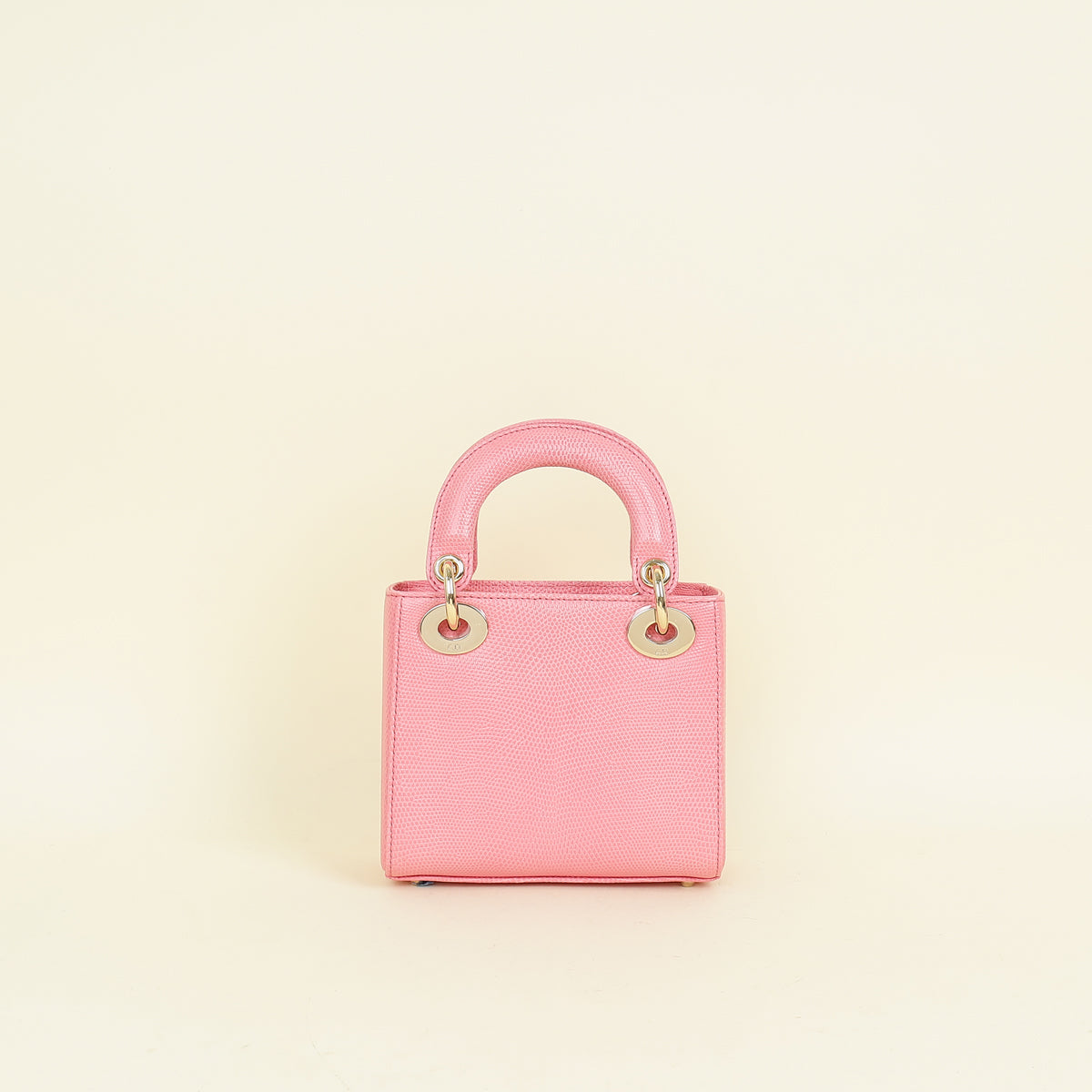 Christian Dior Pink Lady Dior Lizard Mini Chain Bag Rovelle Bags