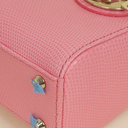 Christian Dior Pink Lady Dior Lizard Mini Chain Bag Rovelle Bags