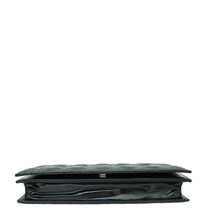 Christian Dior Black Lady Dior Convertible Chain Clutch Bag Rovelle Bags