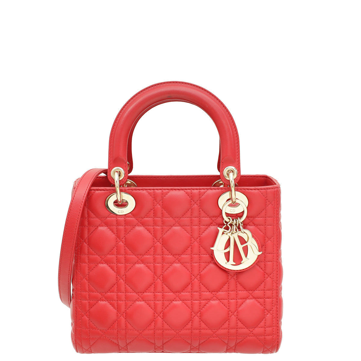 Dior Lady Dior Leather Handbag Style 55 Rovelle Bags